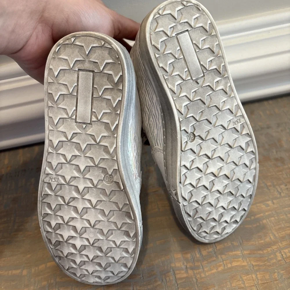 Froddo Dolby‎ White Zebra Print Leather Big Kid Shoes Size 30 US 12